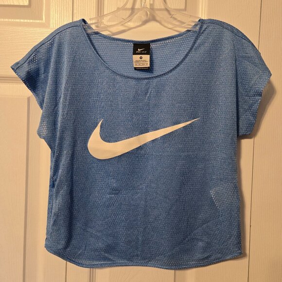 Nike Women's Dri-Fit Mesh Crop Top, size XS, NWOT. - Picture 1 of 5